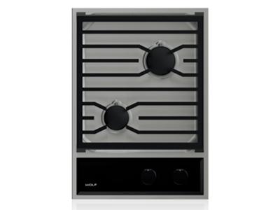 15" Wolf  Transitional Gas Cooktop - CG152TF/S/LP
