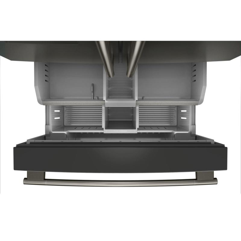 36" KitchenAid 30 cu. ft. French Door Refrigerator with Exterior Water and Ice - KRFF436SBE