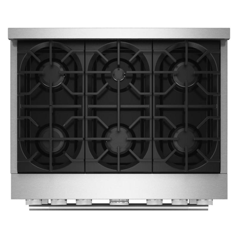 36" KitchenAid 6 Burner Commercial-Style Gas Range - KFGS936SSS