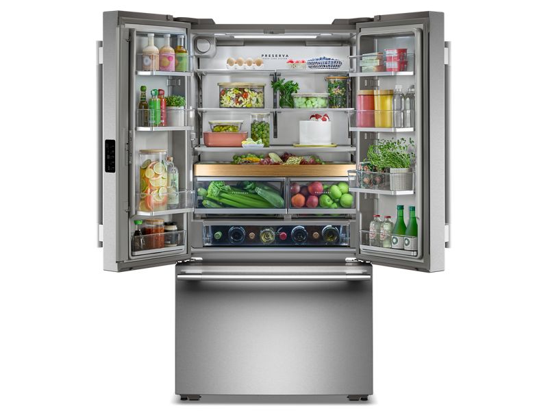 36" Kitchenaid 24 Cu. Ft. Counter-Depth French Door Refrigerator - KRFC236SPS