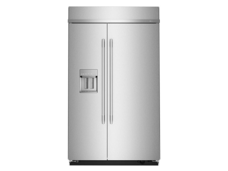 48" Kitchenaid 29.4 Cu. Ft Built-In Side-by-Side Refrigerator - KBSD748SPS