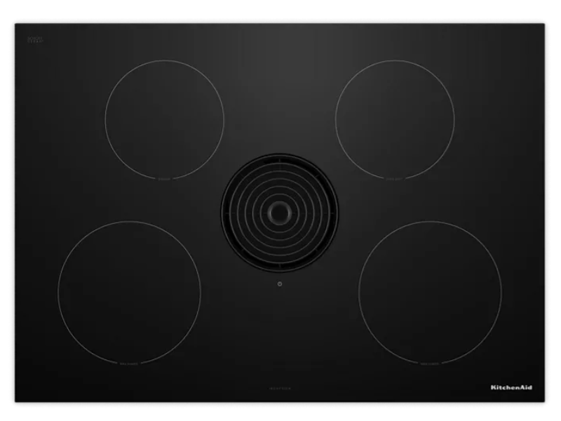 30" KitchenAid NextGen Induction Downdraft Cooktop with 4 Cooking Zones - KCID930SBL