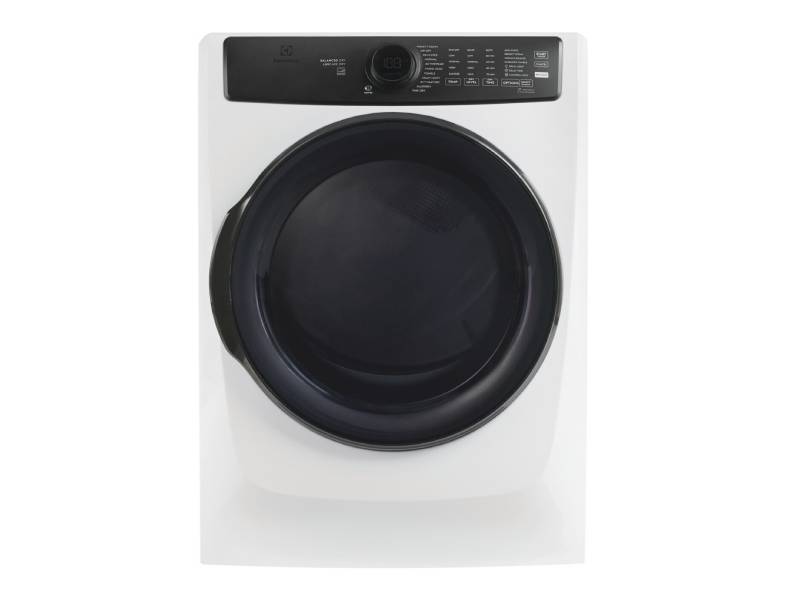 27" Electrolux 8.0 Cu. Ft. Front Load Perfect Steam Electric Dryer - ELFE773CMW