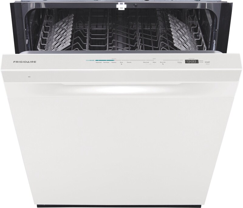 24" Frigidaire Built-In Tall Tub Dishwasher in White - FDHP4336AW
