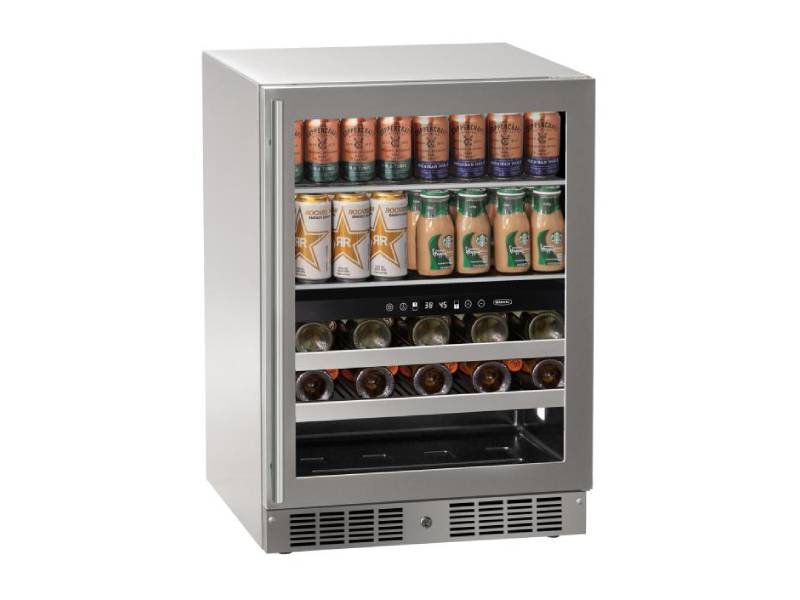 24" Marvel 4.8 Cu. Ft. Dual-Zone Beverage Center - MRBD224-SG31A