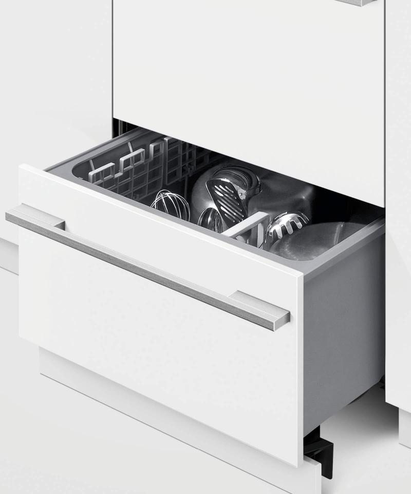 24" Fisher & Paykel Double DishDrawer, 14 Place Settings, Panel Ready (Tall) - DD24DHTI9 N