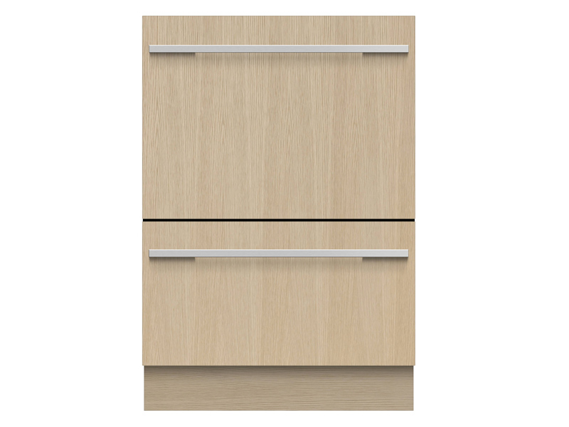24" Fisher & Paykel Double DishDrawer, 14 Place Settings, Panel Ready (Tall) - DD24DTI9 N
