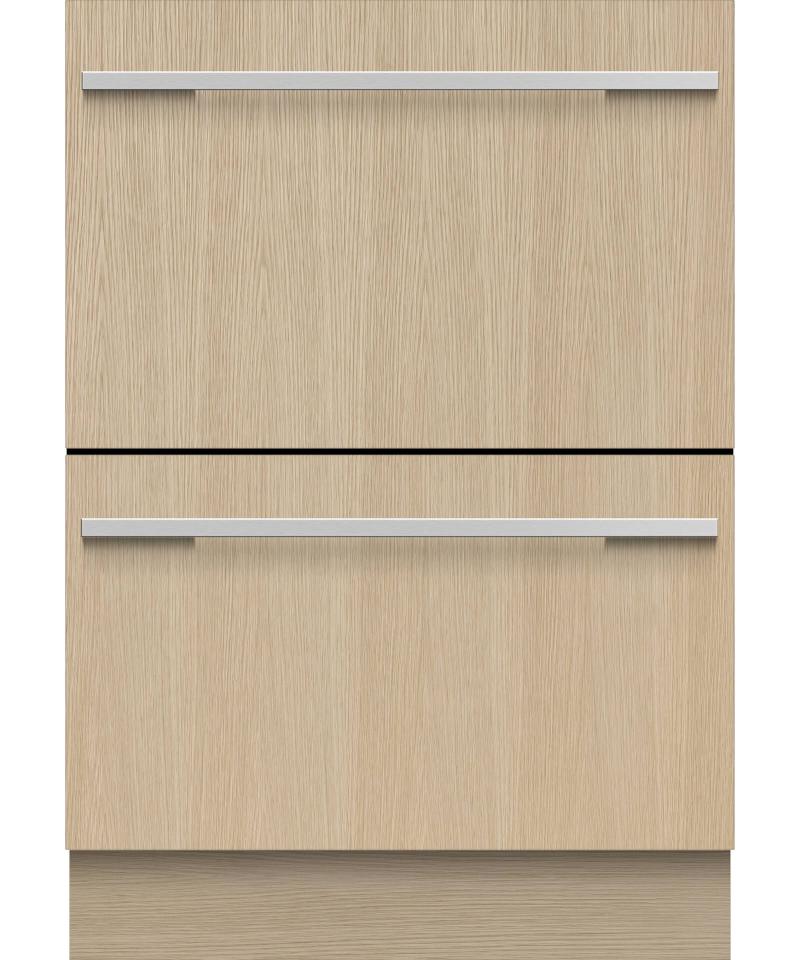 24" Fisher & Paykel Double DishDrawer Dishwasher, 14 Place Settings, Panel Ready - DD24DI9 N