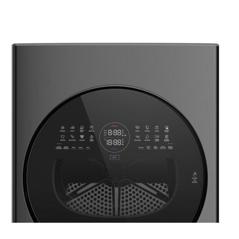 Whirlpool Compact Front Load Ventless Heat Pump Laundry Tower with 3.2 Cu. Ft Washer and Electric 4.3 Cu. Ft Dryer -- YWFH5424SJ