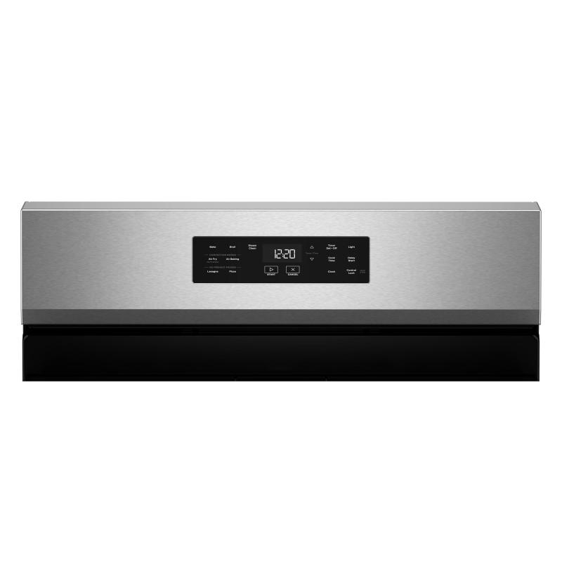 30" Whirlpool Gas Range with Air Cooking Technology and Steam Clean - WFGS4530SZ