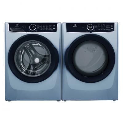27" Electrolux 5.2 Cu. Ft. I.E.C Front Load Washer and 8.0 Cu. Ft. Front Load Electric Dryer - ELFW7437AG-ELFE743CAG