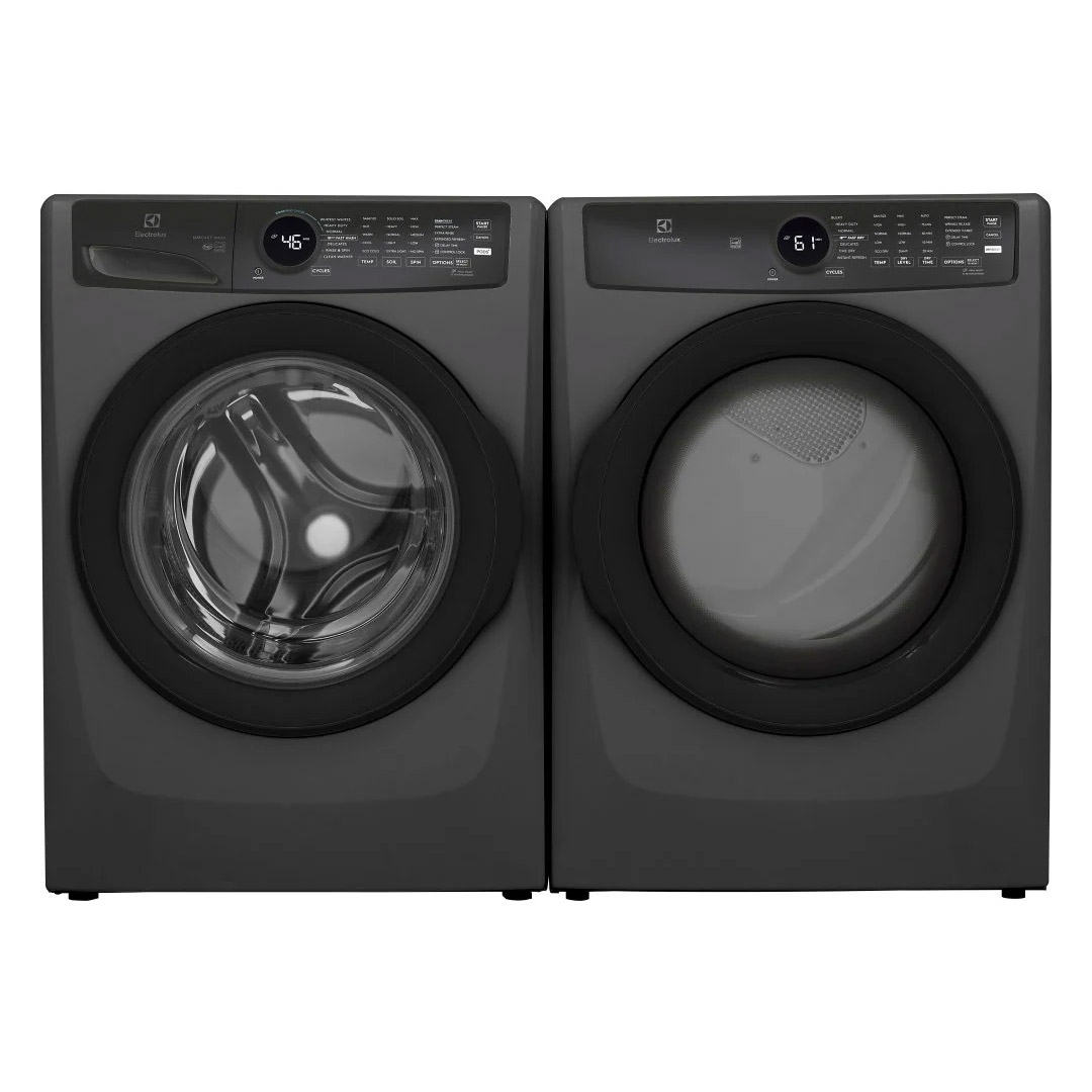 27" Electrolux Front Load Washer and 8.0 Cu. Ft. Front Load Dryer - ELFW7437AT-ELFE743CAT
