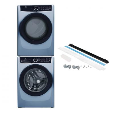27" Electrolux Front Load Washer  Electric Dryer and Stacking Kit - STACKIT7X-ELFW7437AG-ELFE743CAG