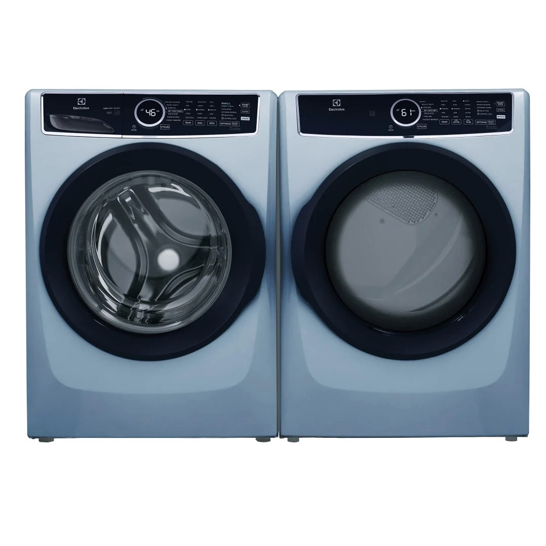 27" Electrolux 5.2 Cu. Ft. I.E.C Front Load Washer and Front Load Dryer - ELFW7437AG-ELFG7437AG