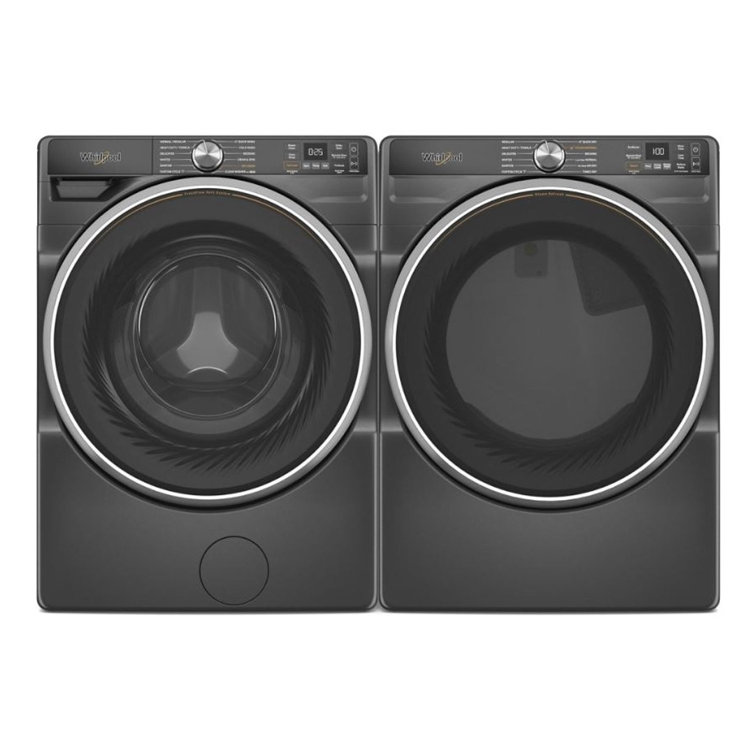 27" Whirlpool 5.8 Cu. Ft. Front Load Washer and 7.4 Cu. Ft. Electric Dryer - WFW6720RU-YWED6720RU