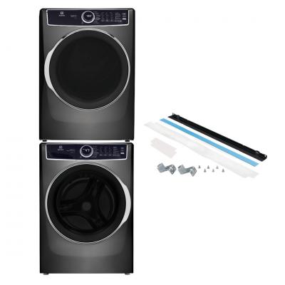 27" Electrolux Front Load Washer  Electric Dryer and Stacking Kit - STACKIT7X-ELFW7637AT-ELFE763CAT