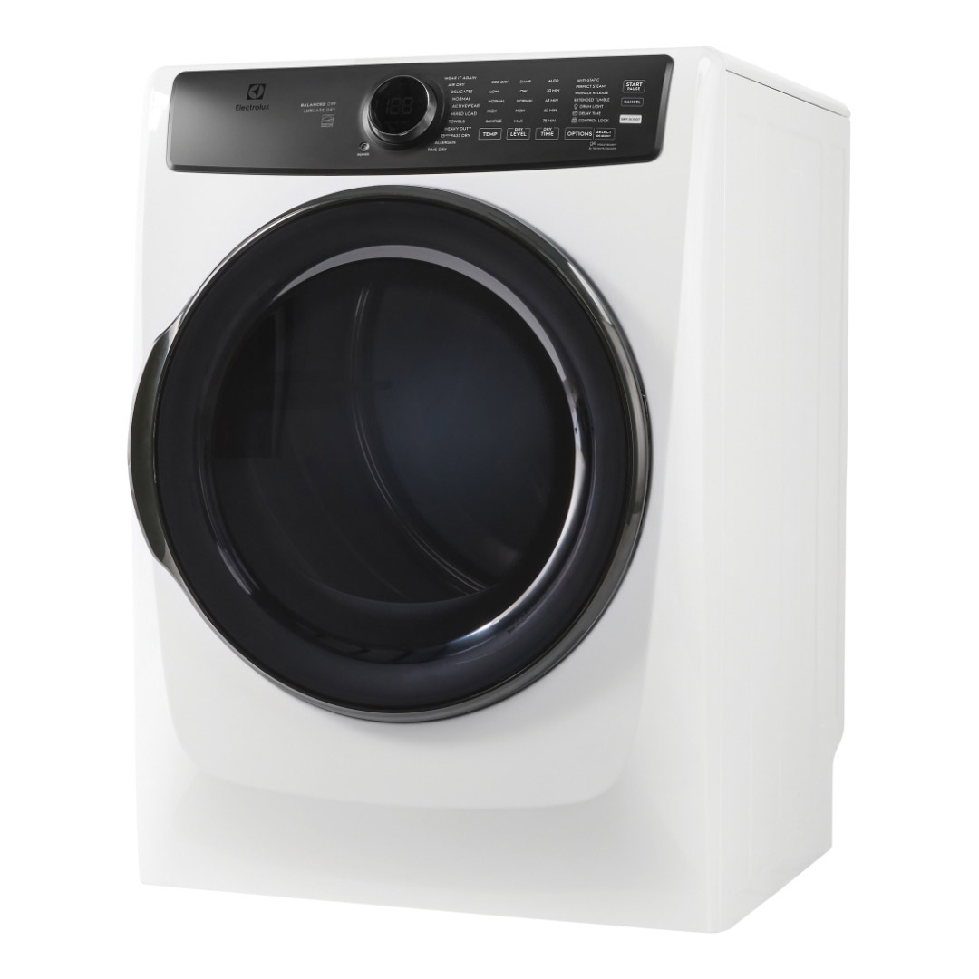 27" Electrolux 5.2 Cu. Ft. Front Load Washer and 8.0 Cu. Ft. Gas Dryer - ELFW7738AW-ELFG7738AW