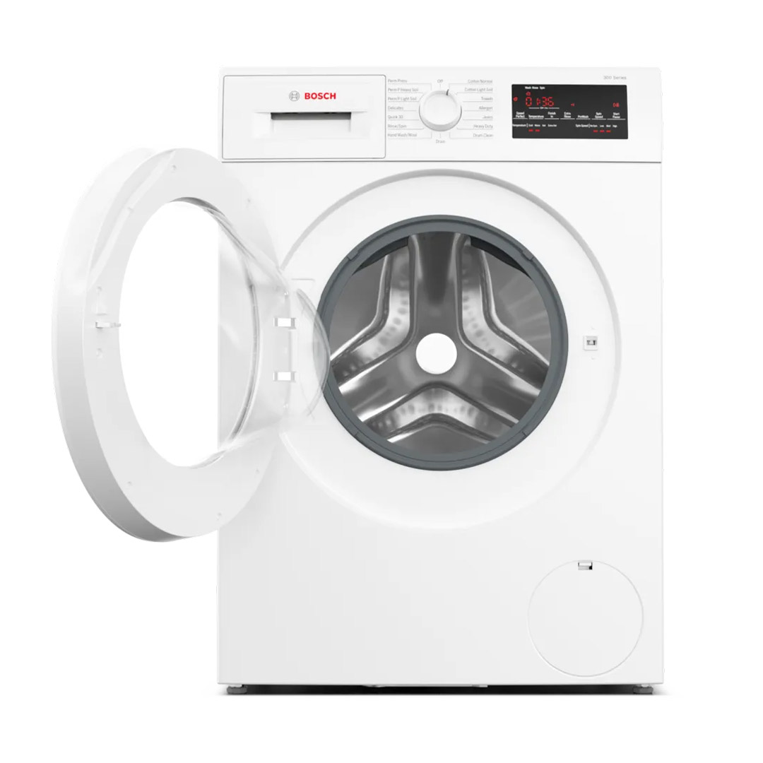 24" Bosch 300 Series Compact Front Load Washer and 300 Series Dryer - WGA14400UC-WPA12100UC