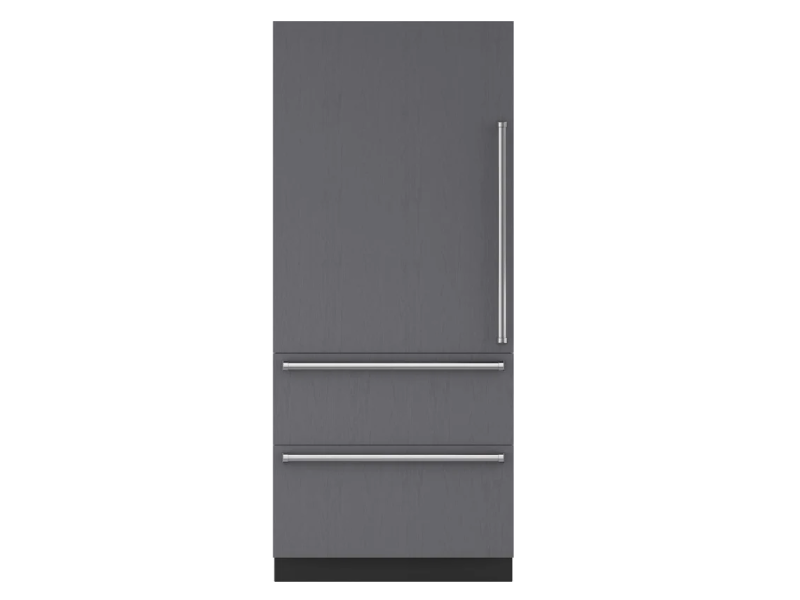 36" SubZero Designer Left Hinge Over-and-Under Refrigerator - DET3650R/L