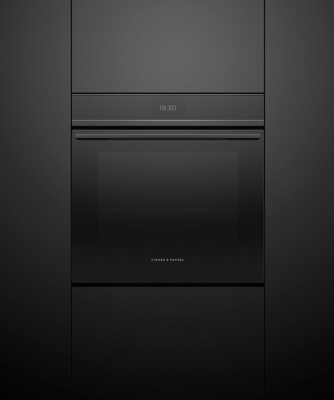 24" Fisher & paykel Series 9 Minimal Built-In Wall Oven In Black - OB24SDPTB1