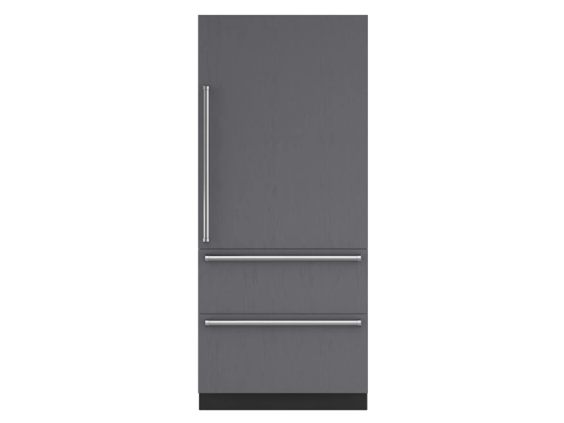 36" SubZero Designer Right Hinge Over-and-Under Refrigerator - DET3650R/R