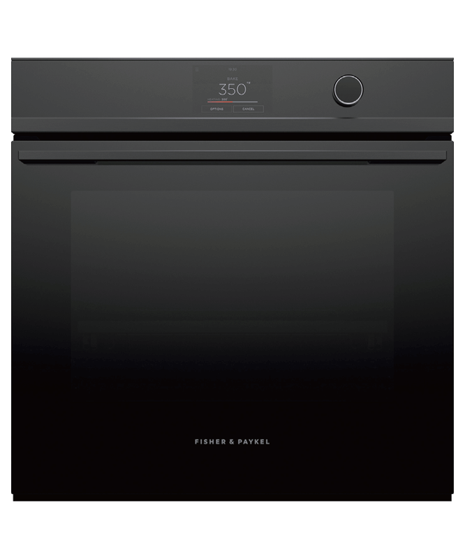24" Fisher & Paykel Oven with 16 Function, Self-Cleaning in Black - OB24SDPTDB1
