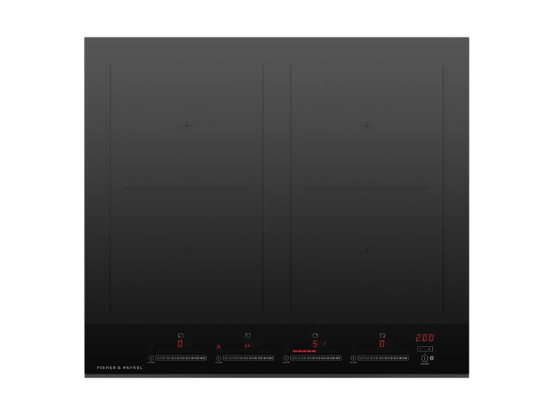 24" Fisher & Paykel Induction Cooktop with 4 Zones , SmartZone - CI244DTB4