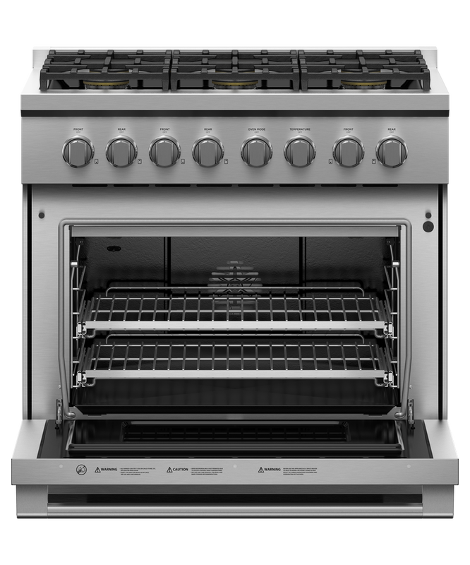 36" Fisher & Paykel Series 7 Professional Natural Gas Range With 6 Burners - RGV3-366-N