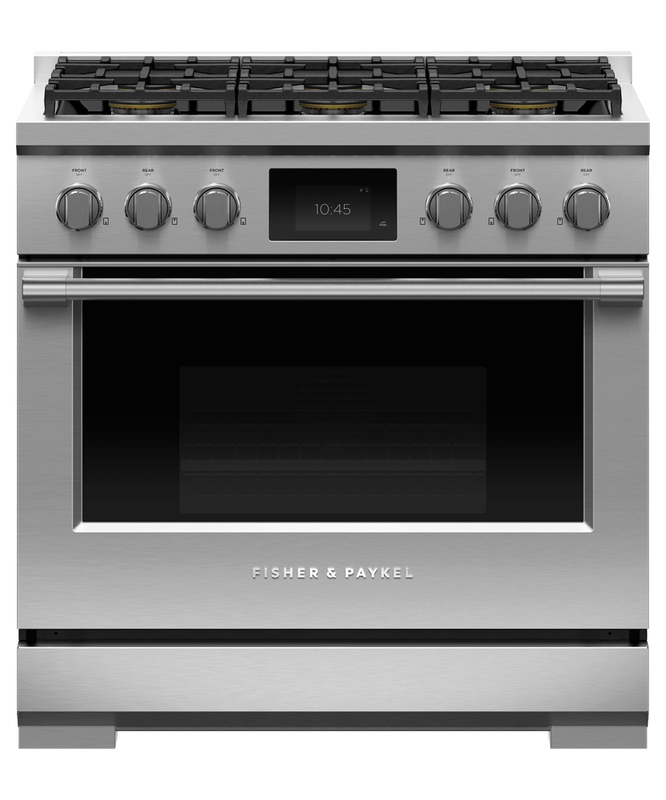 36" Fisher & Paykel Series 9 Professional Dual Fuel Range - RDV3-366-L