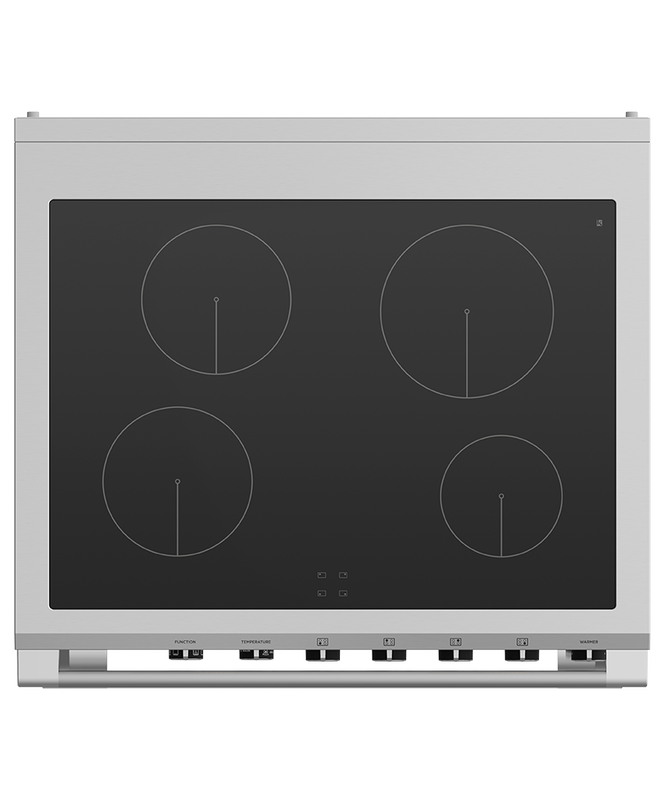 30" Fisher & Paykel Series 9 Classic Induction Range With 4 Zones In Red - OR30SCI6R1