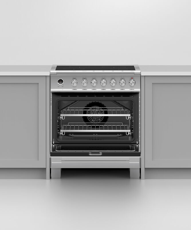 30" Fisher & Paykel Series 9 Classic Induction Range With 4 Zones In Stainless Steel - OR30SCI6X1