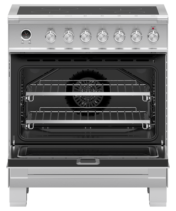 30" Fisher & Paykel Series 9 Classic Induction Range With 4 Zones In Stainless Steel - OR30SCI6X1