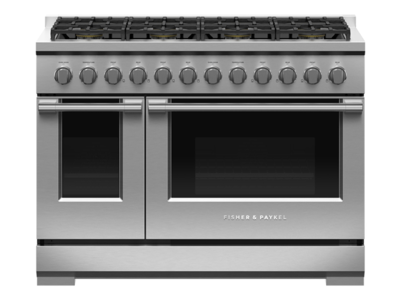 48" Fisher & Paykel Series 7 Professional Natural Gas Range With 8 Burners - RGV3-488-N