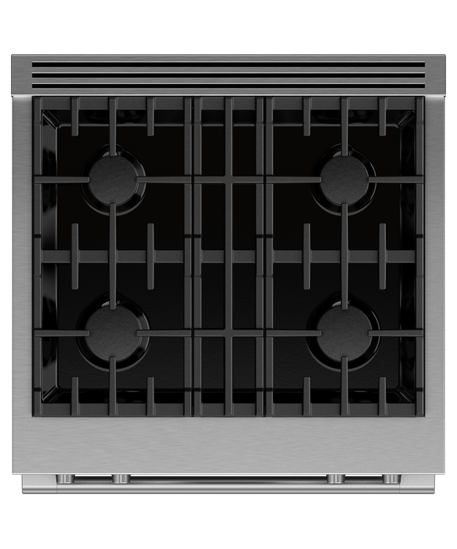30" Fisher & Paykel Series 9 Professional Dual Fuel Range With 4 Burners - RDV3-304-L