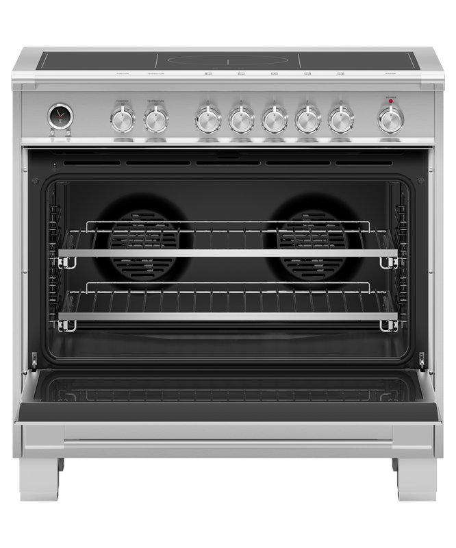 36" Fisher & Paykel Series 9 Classic Induction Range With SmartZone In Stainless Steel - OR36SCI6X1