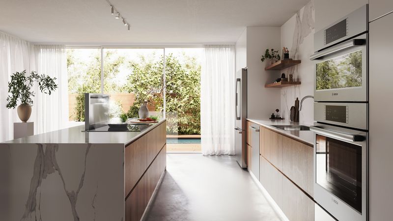 37" Bosch 800 Series Downdraft Ventilation Stainless Steel - HDD86052UC