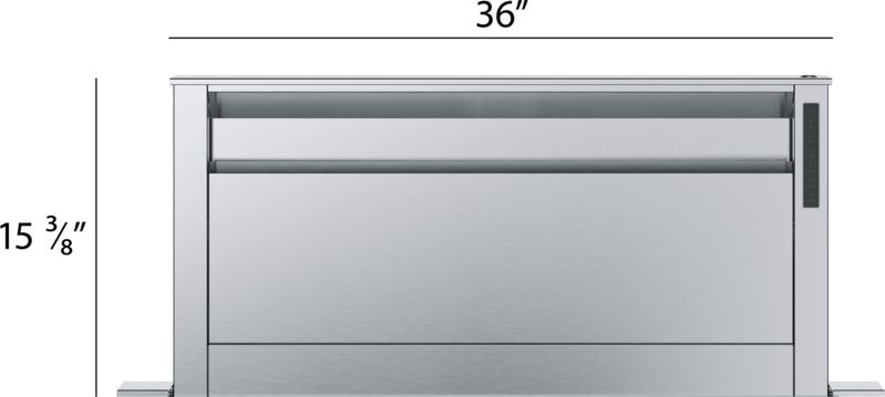 37" Bosch 800 Series Downdraft Ventilation Stainless Steel - HDD86052UC