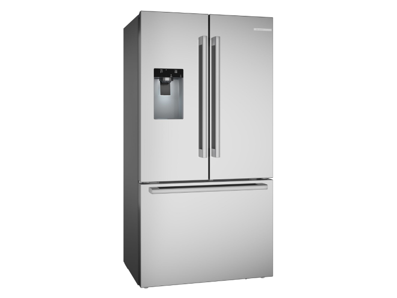 36" Bosch 500 Series French Door Bottom Mount Refrigerator Brushed Steel Anti-Fingerprint - B36CD52SNS