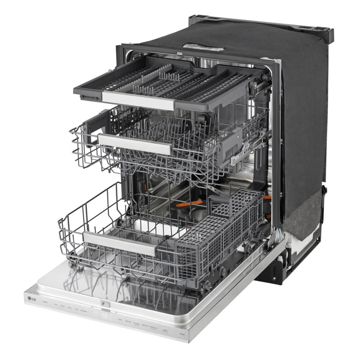 24" LG Smart FlushFit Top Control Dishwasher - LDNPM654S