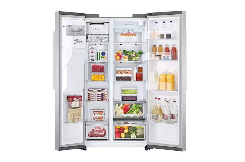 36" LG 27 Cu. Ft. Standard-Depth Side by Side Refrigerator - LL27T3530S