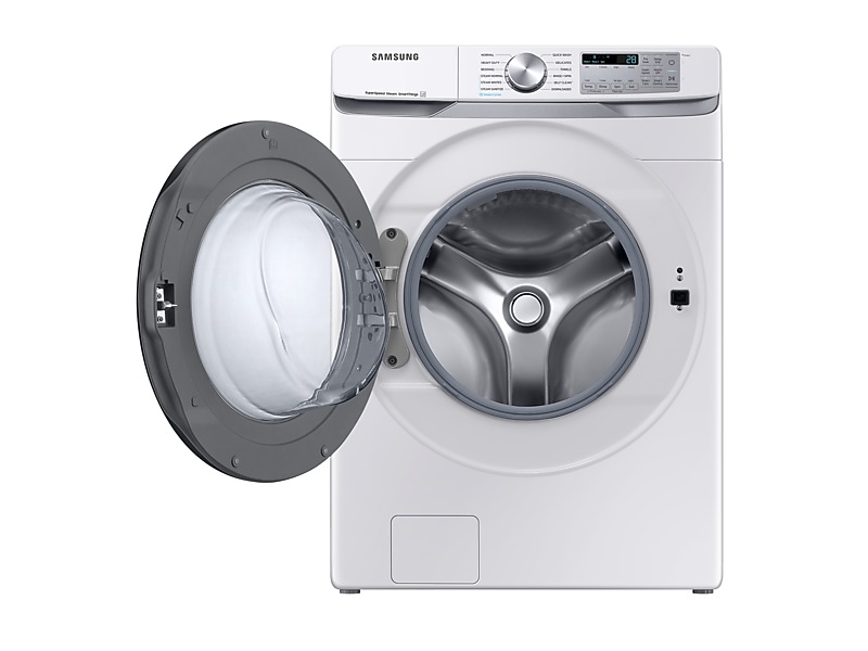 27" Samsung 5.2 Cu. Ft. Washer with Steam Wash and Super Speed - WF45B6300AW/US