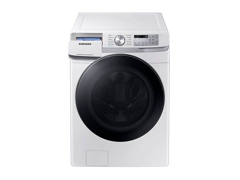 27" Samsung 5.2 Cu. Ft. Washer with Steam Wash and Super Speed - WF45B6300AW/US