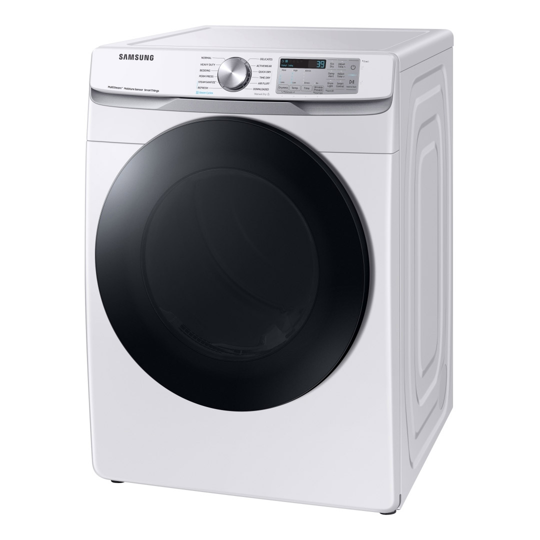 27" Samsung 5.2 Cu. Ft. Washer with 7.5 Cu. Ft. Electric Dryer - WF45B6300AW/US-DVE45B6305W/AC