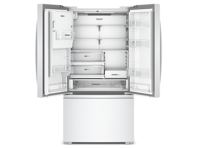 36" Whirlpool 23.4 Cu. Ft. True Counter Depth 3-Door French Door Refrigerator - WRFC5036RW