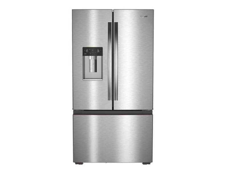 36" Whirlpool 23.4 Cu. Ft. True Counter Depth 3-Door French Door Refrigerator - WRFC5036RZ