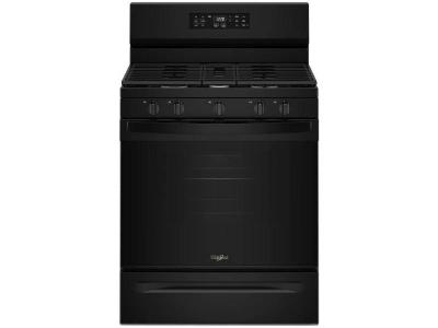 30" Whirlpool Gas Range with Air Cooking Technology and Steam Clean - WFGS4530SB