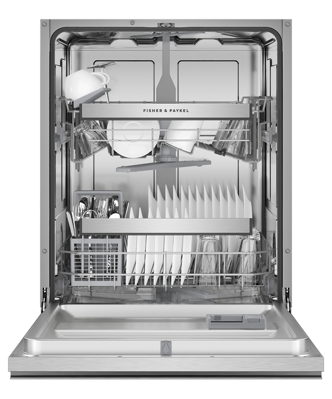 24" Fisher & Paykel Tall Built-in Dishwasher in Stainless Steel - DW24UNT2X2