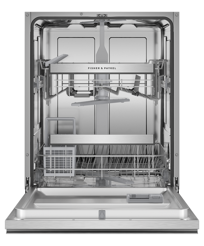 24" Fisher & Paykel Tall Built-in Dishwasher in Stainless Steel - DW24UNT2X2