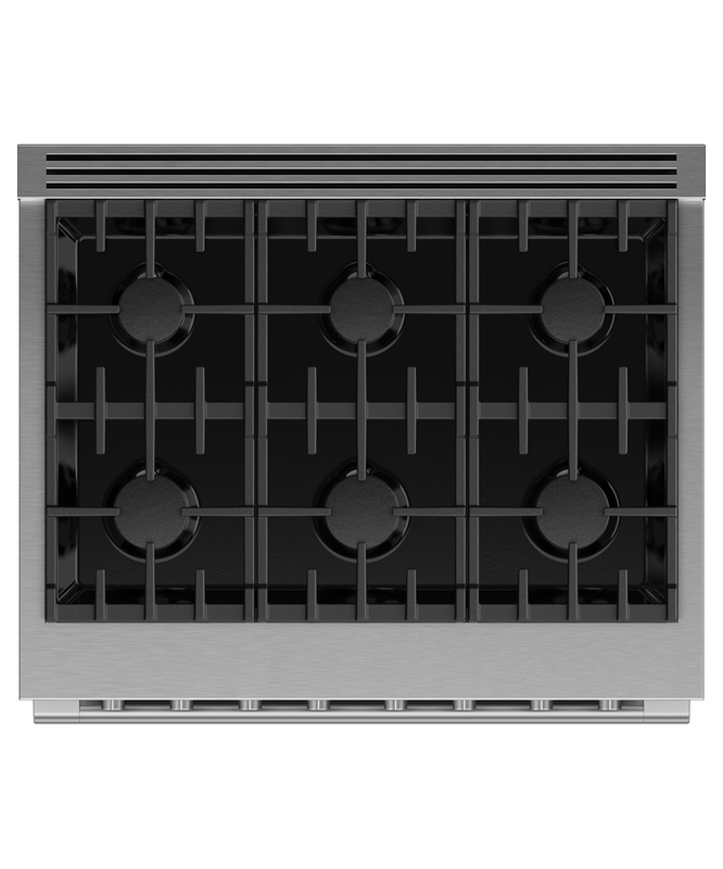 36" Fisher & Paykel 6 Burners LPG Gas Range - RGV3-366-L