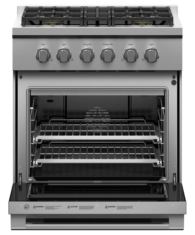 30" Fisher & Paykel  4 Burners LPG Gas Range - RGV3-304-L